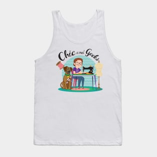 Chic and Geeks, LLC Logo Tank Top